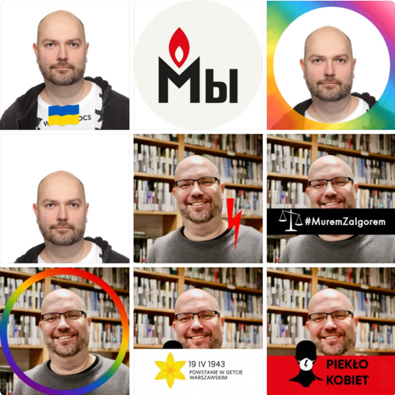 Президент Хельсинского фонда по правам человека Мацей Новицки в разных ипостасях