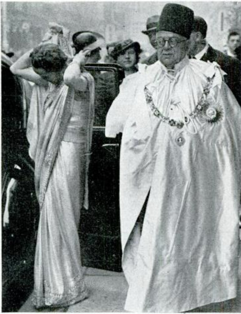 Ага Хан lll в Лондоне на коронации Георга VI, 1937 год